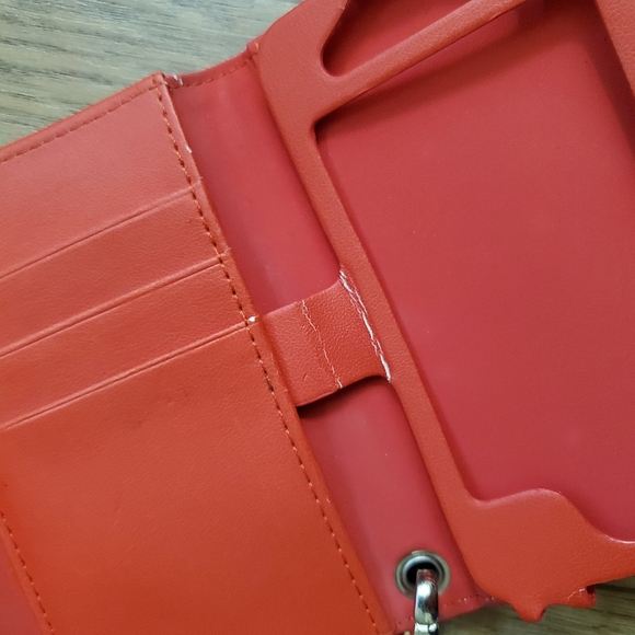 ❤️‍🔥 4/$15 Kate Spade Small Credit Card Phone Holder Striped Wristlet Wallet - Picture 9 of 9